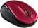 Alt View 12. Logitech - M325 Wireless Optical Ambidextrous Mouse - Red.