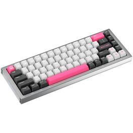 Uniqmag - UQ68 High Precision Magnetic Switch Springless RGB TKL Gaming Keyboard for PC, MAC - Rose Red - Rose Pink