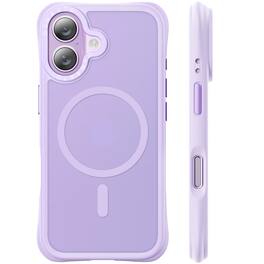 Ornarto - Magnetic for iPhone 17 Case 6.3", Compatible with MagSafe | Slim Translucent Matte Cover - Purple