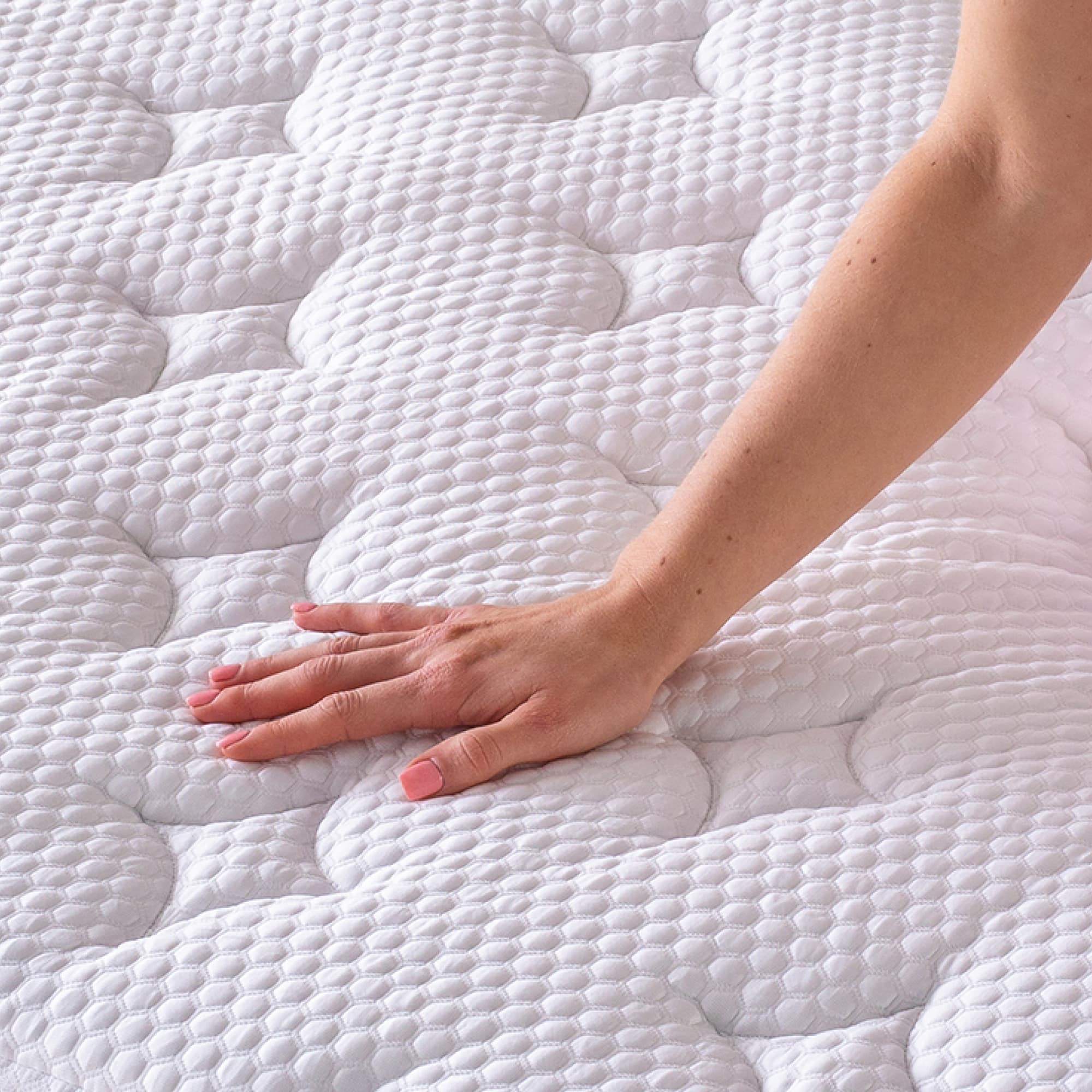 Alt View 14. Ghostbed - Luxe 13" Profile MF Mattress-King - White.