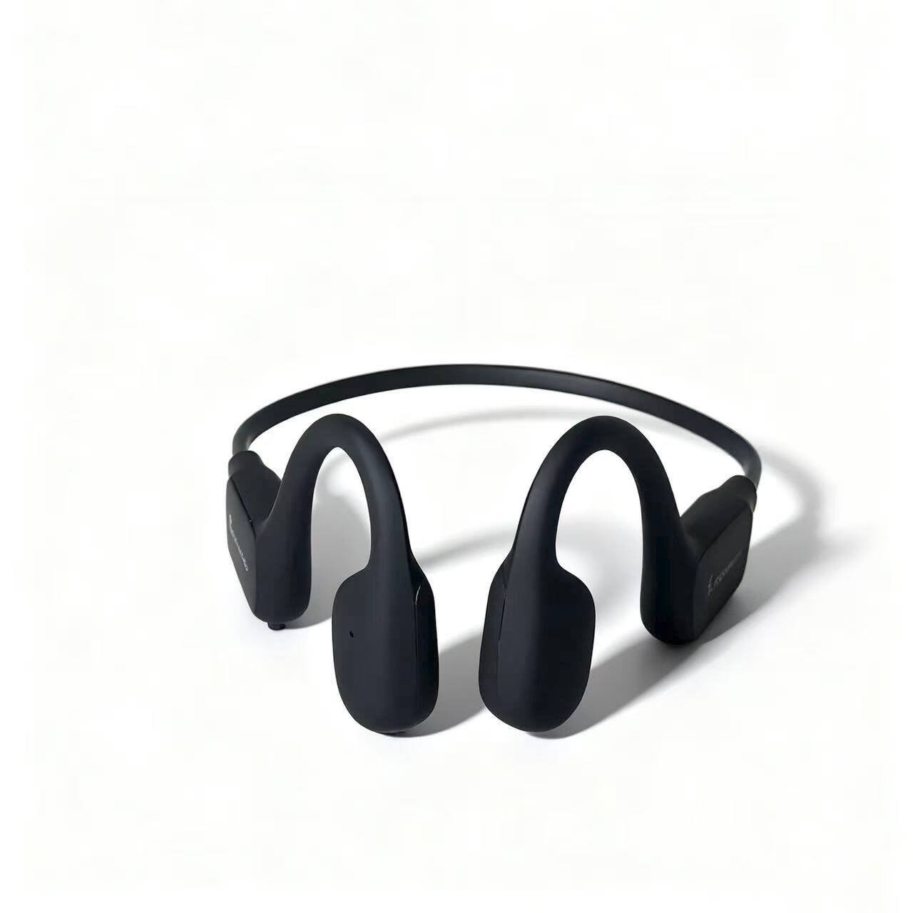 Angle. tonohippo - Bone Conduction Open-ear Wireless Headset - BLACK.