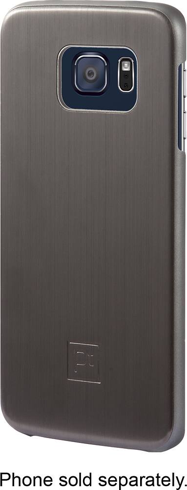 Front. Platinum™ - Case for Samsung Galaxy S 6 Edge Cell Phones - Gunmetallic.