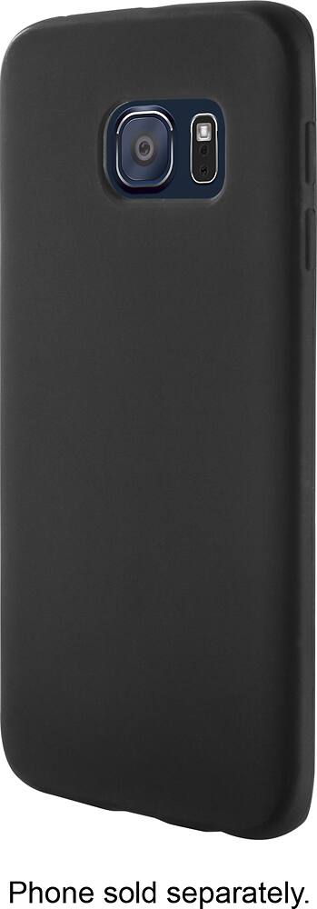 Front. Insignia™ - Case for Samsung Galaxy S6 edge Cell Phones - Black.