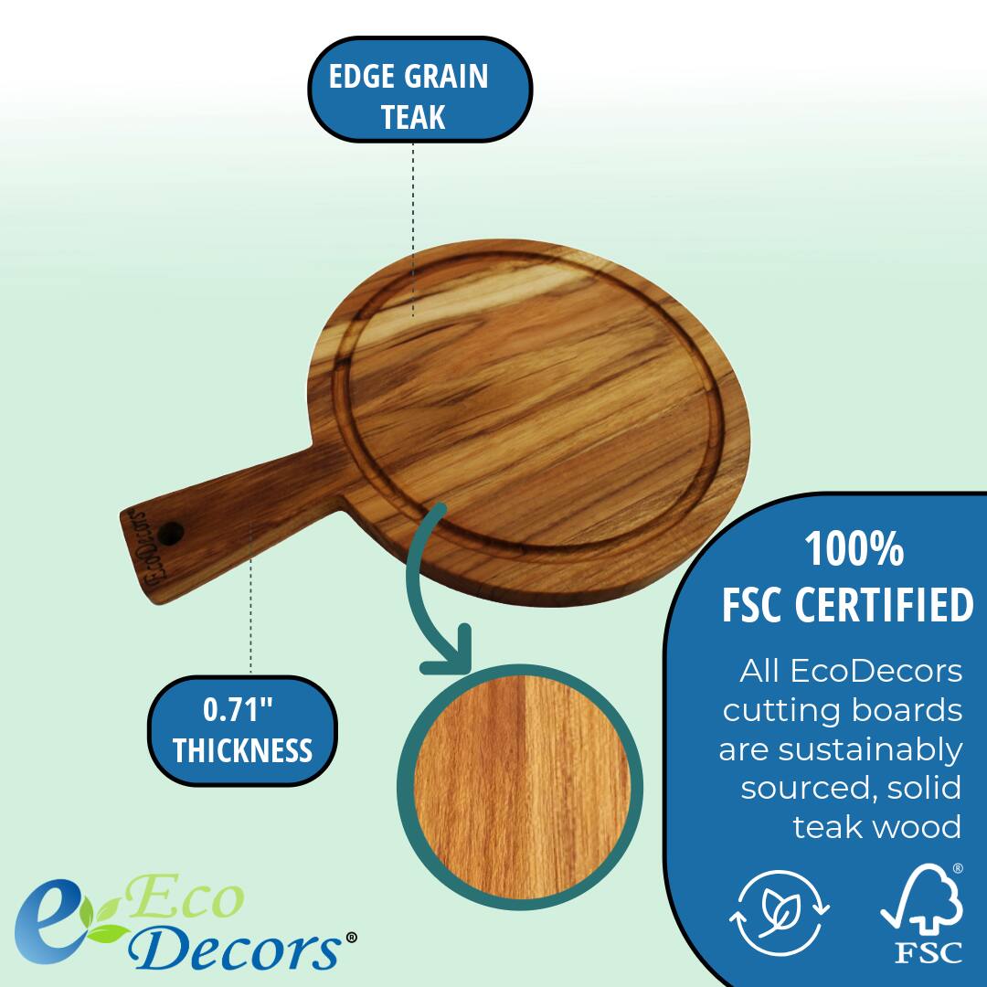 EDGE GRAIN TEAK

0.71" THICKNESS

100% FSC CERTIFIED

All EcoDecors cutting boards are sustainably sourced, solid teak wood

Eco Decors®