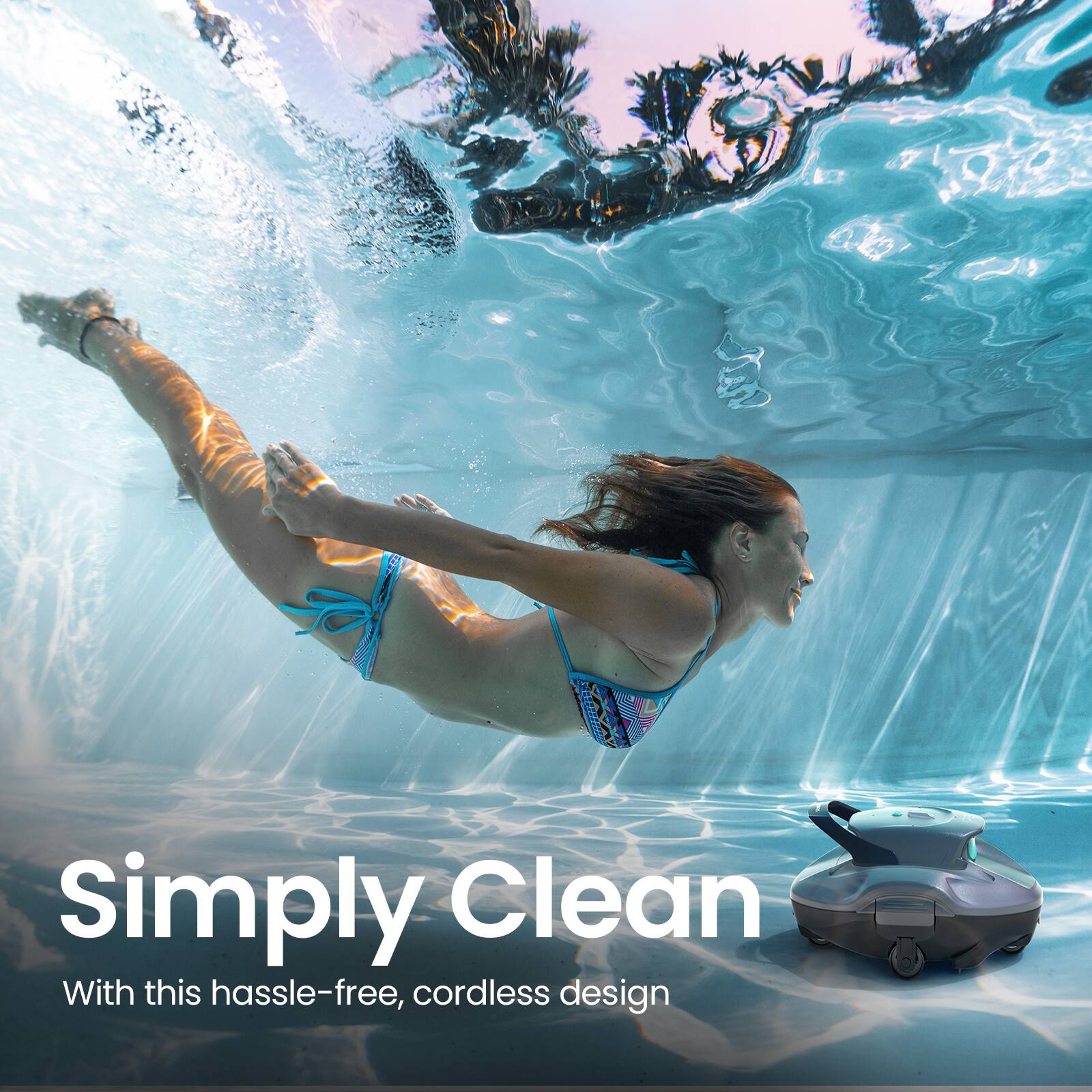 Simply Clean  
With this hassle-free, cordless design