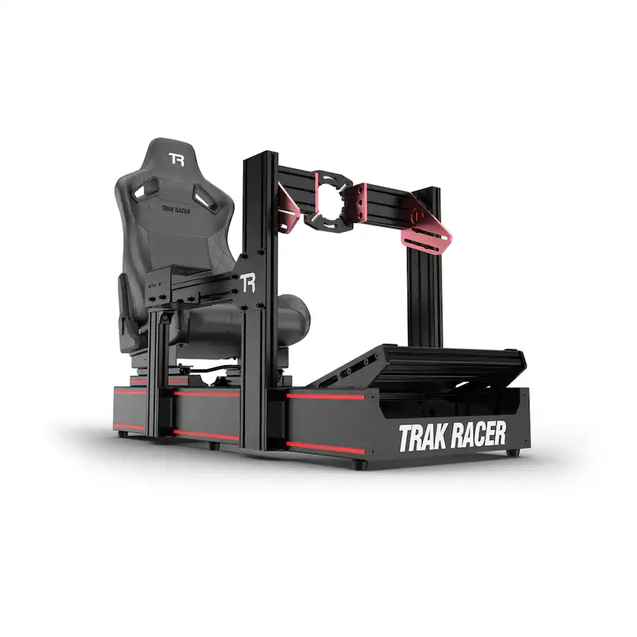 Trak Racer Racing Chair Trak Racer TR160 Simulator with Recliner Seat & Brackets Black TR1605 ...