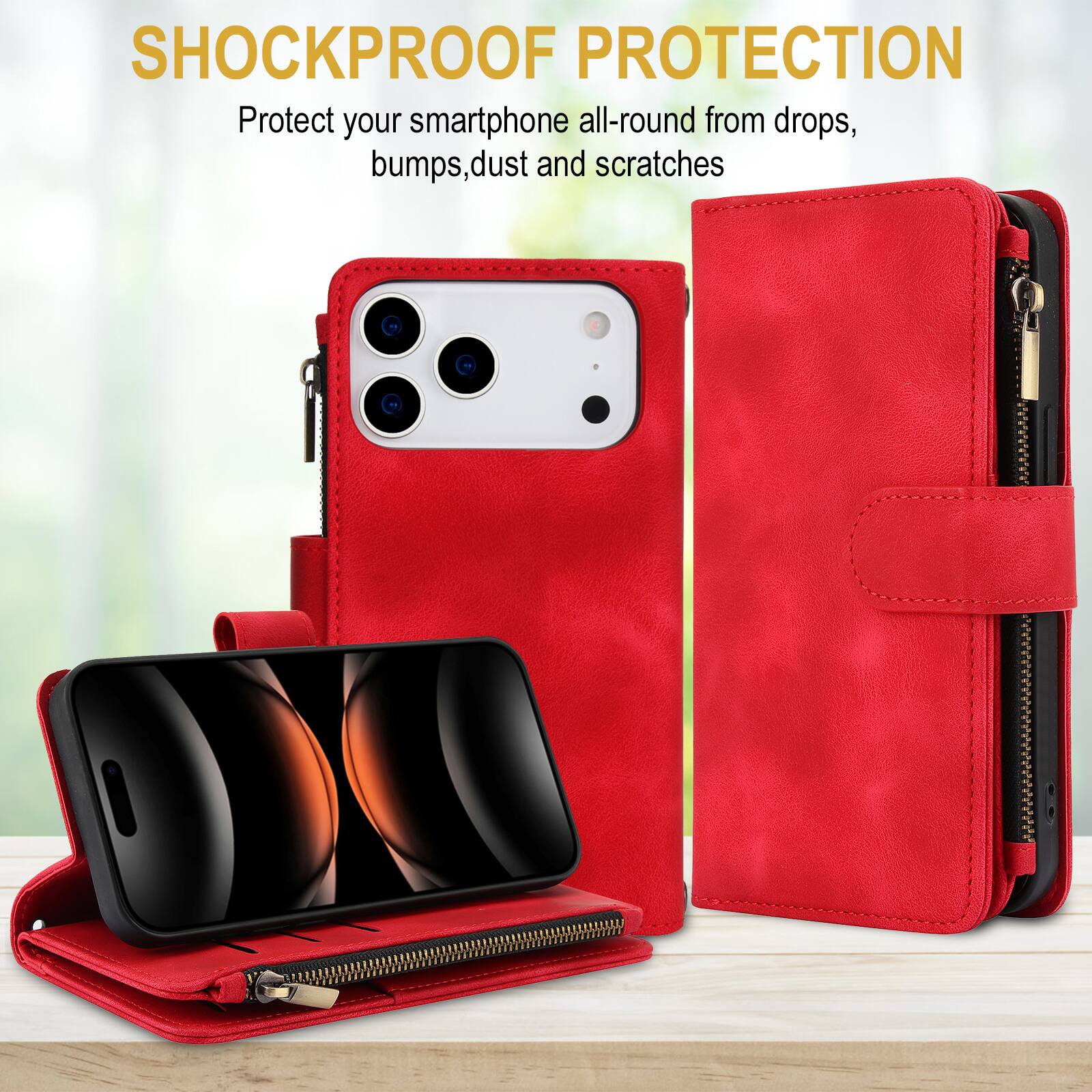 SHOCKPROOF PROTECTION  
Protect your smartphone all-round from drops, bumps, dust and scratches