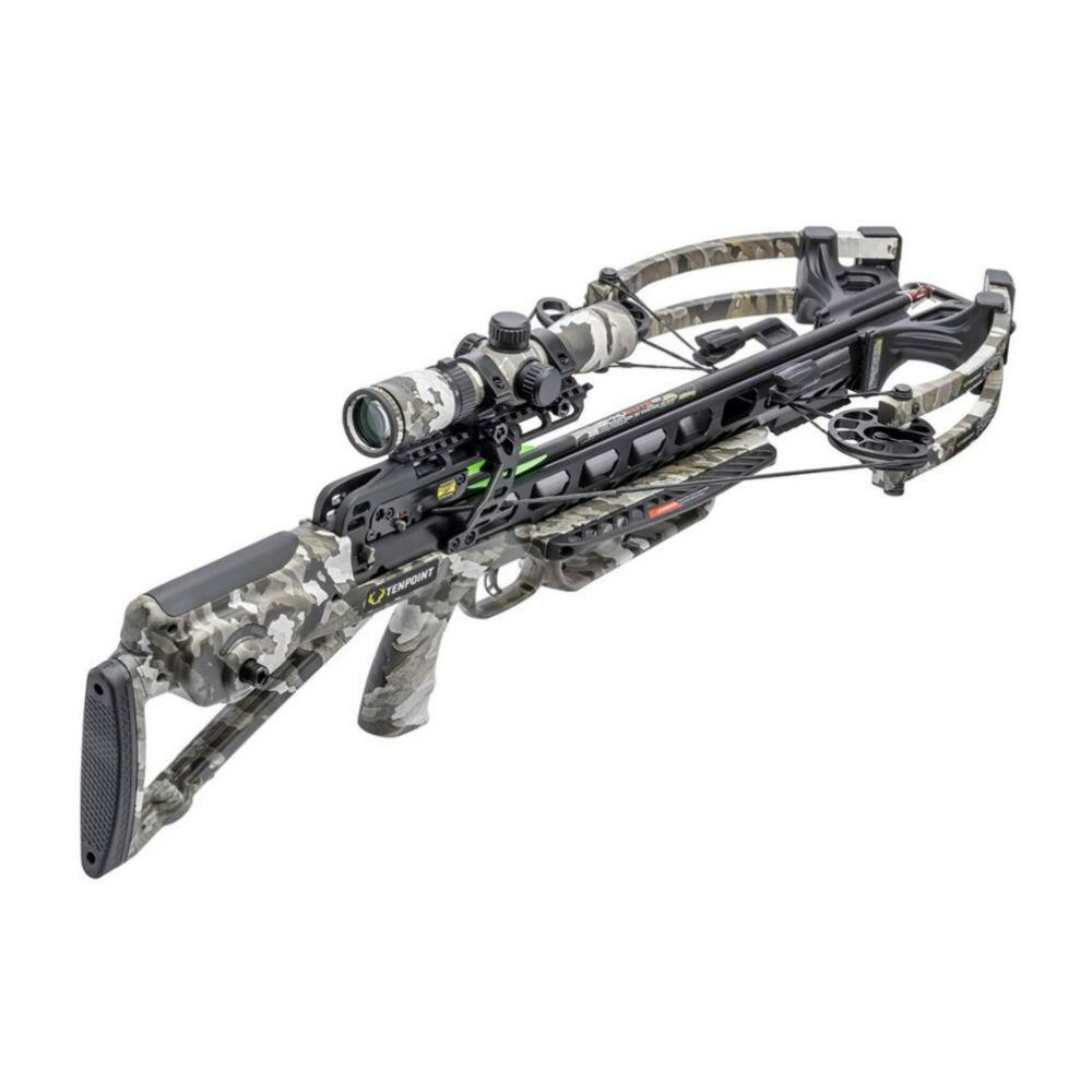 Front. TenPoint - TenPoint Turbo X RangeMaster 100 Vektra Camo Crossbow Scope with ACUslide System - Camo.