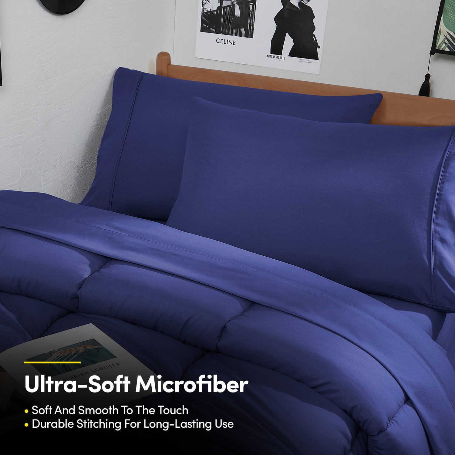 Ultra-Soft Microfiber  
- Soft And Smooth To The Touch  
- Durable Stitching For Long-Lasting Use