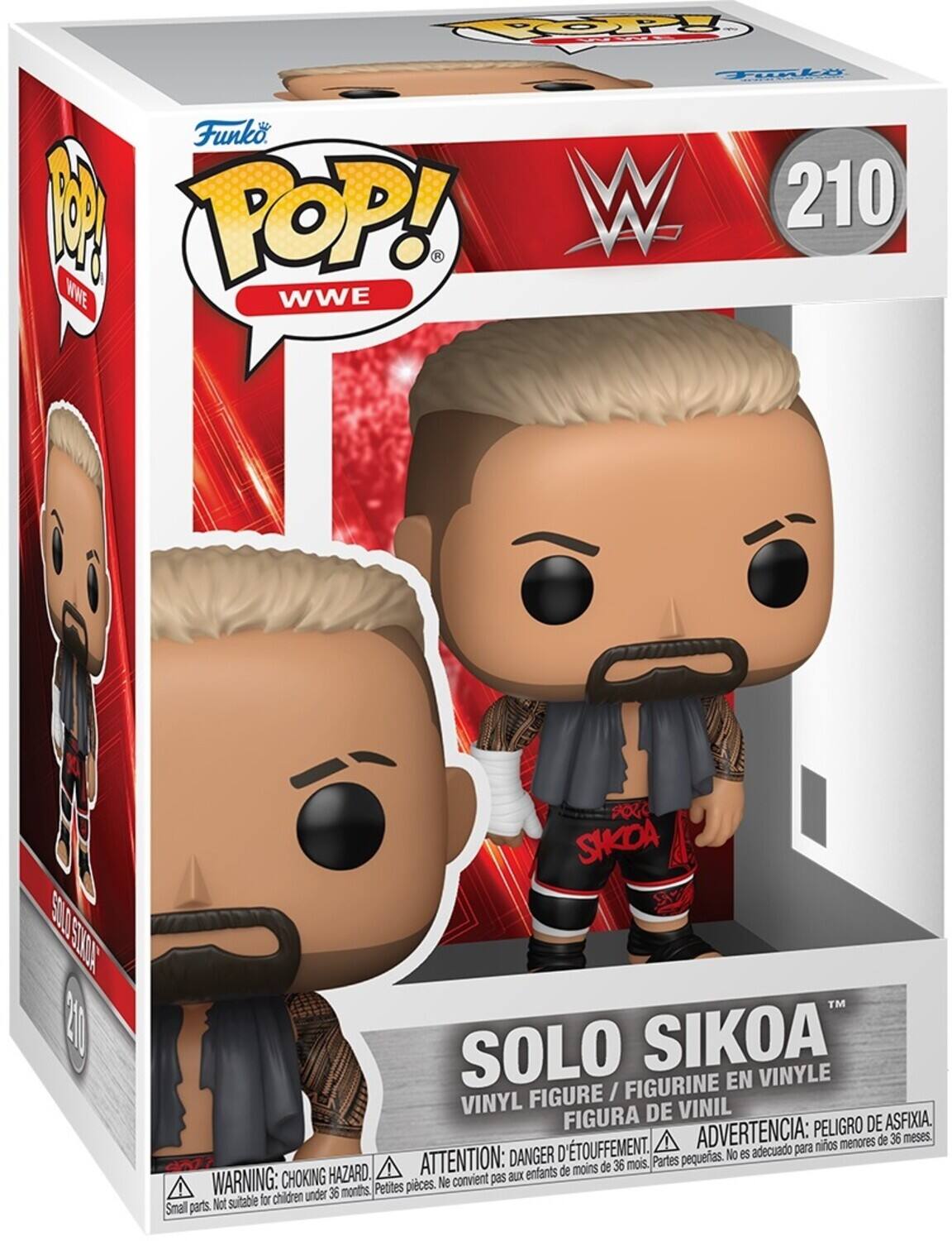 Funko POP! WWE 210 SOLO SIKOA VINYL FIGURE / FIGURINE EN VINYLE FIGURA DE VINIL

WARNING: CHOKING HAZARD. Small parts. Not suitable for children under 36 months.
