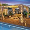 U-HOMY - 10 Ft. W x 10 Ft. D Aluminum Patio Metal Pergola with Adjustable Louver Roof - White