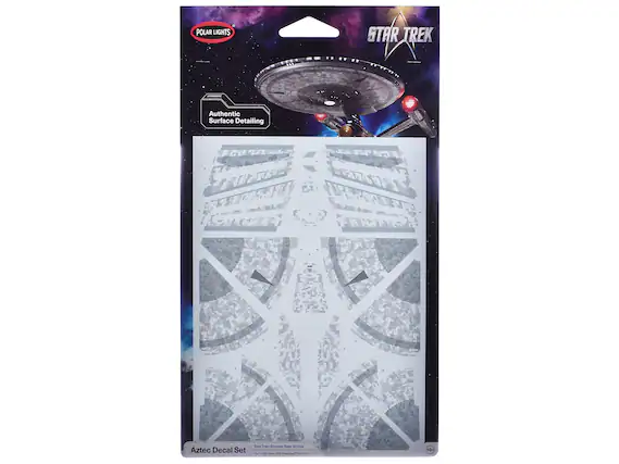 POLAR LIGHTS
STAR TREK
Authentic Surface Detailing
Aztec Decal Set
Star Trek: Strange New Worlds
For 1:1000 Scale USS Enterprise™ NCC-1701
10+