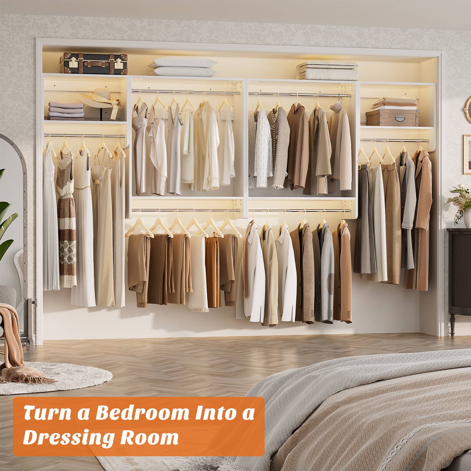 Turn a Bedroom Into a Dressing Room