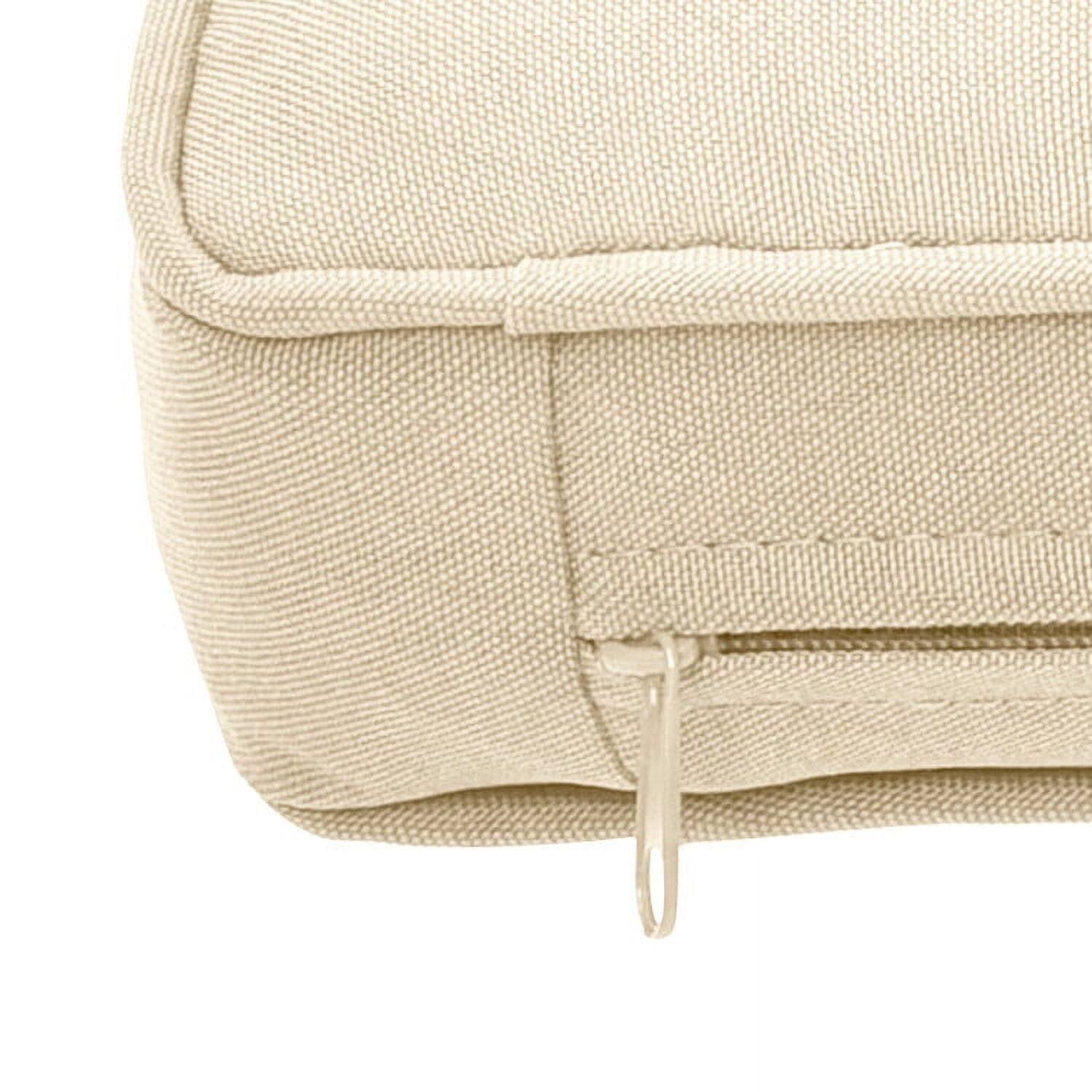 Alt View 5. Kadyn - 4 Piece Patio Rattan Conversation Set, Small Patio Conversation Furniture Set with Cozy Seat Cushions-Beige - Beige.