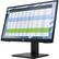 Front. HP - P22h G4 21.5 LCD FHD Monitor (VGA, HDMI) - Black.