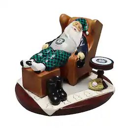 The Memory Company - Seattle Mariners Resting Santa Figurine - Navy