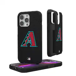 Keyscaper - MLB - Arizona Diamondbacks iPhone Text Backdrop Rugged Case - 12 Pro Max - Multicolor