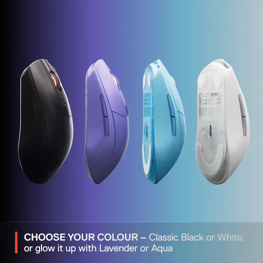 2 Inche Mouse SteelSeries Rival 3 Gen 2 Wireless Optical Gaming Mouse with Ultra fast ...