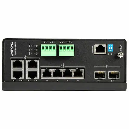 LANTRONIX SISPM1242-582-LRT
9 POE RM P1 SAS RC P2 ALM L4 I & 2.5G POE
CONSOLE 10G 2 1 NO RM RC - 10