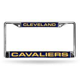 Rico Industries - Cleveland Cavaliers NBA Chrome Metal Laser Cut License Plate Frame - Multi