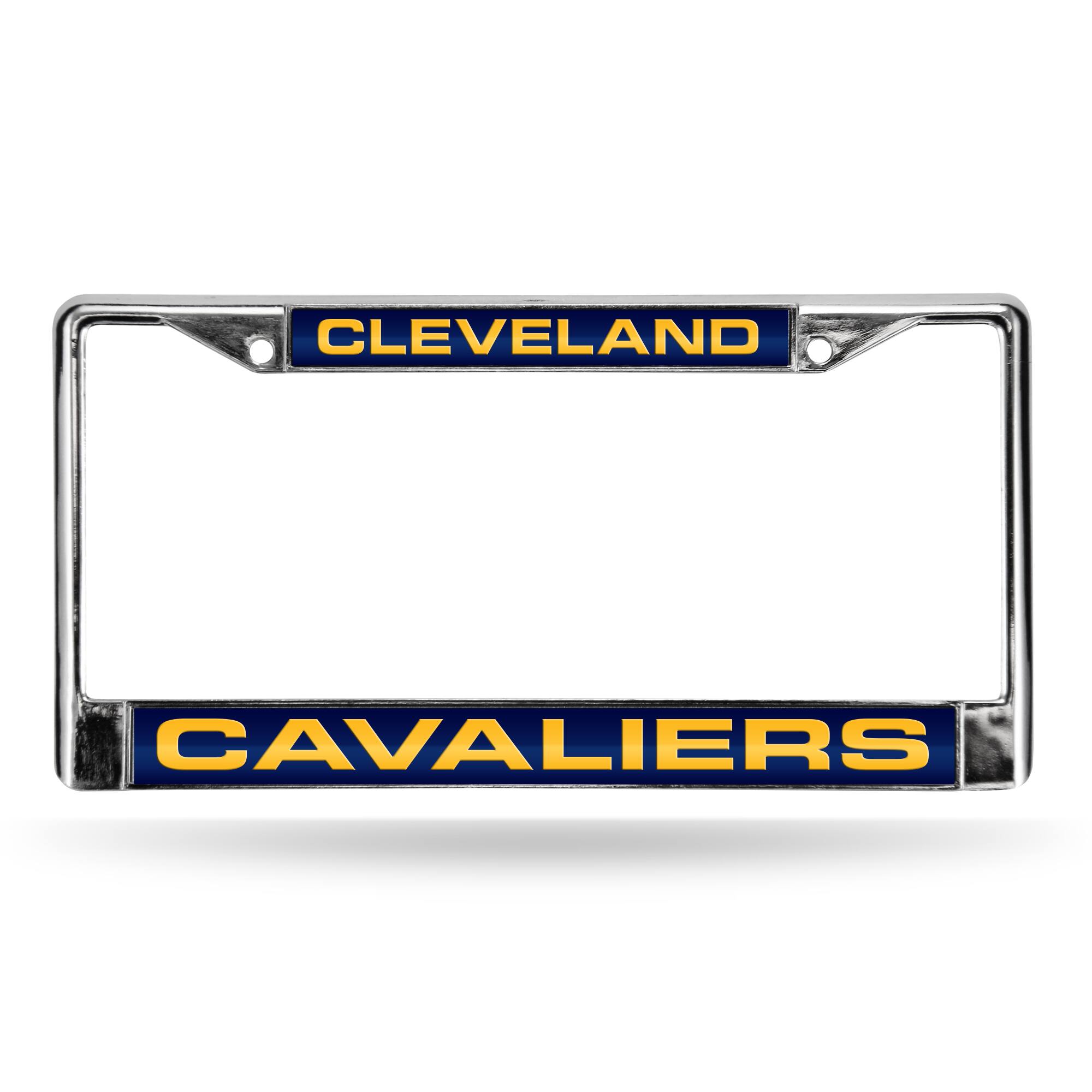 Cleveland Cavaliers NBA Chrome Metal Laser Cut License Plate Frame