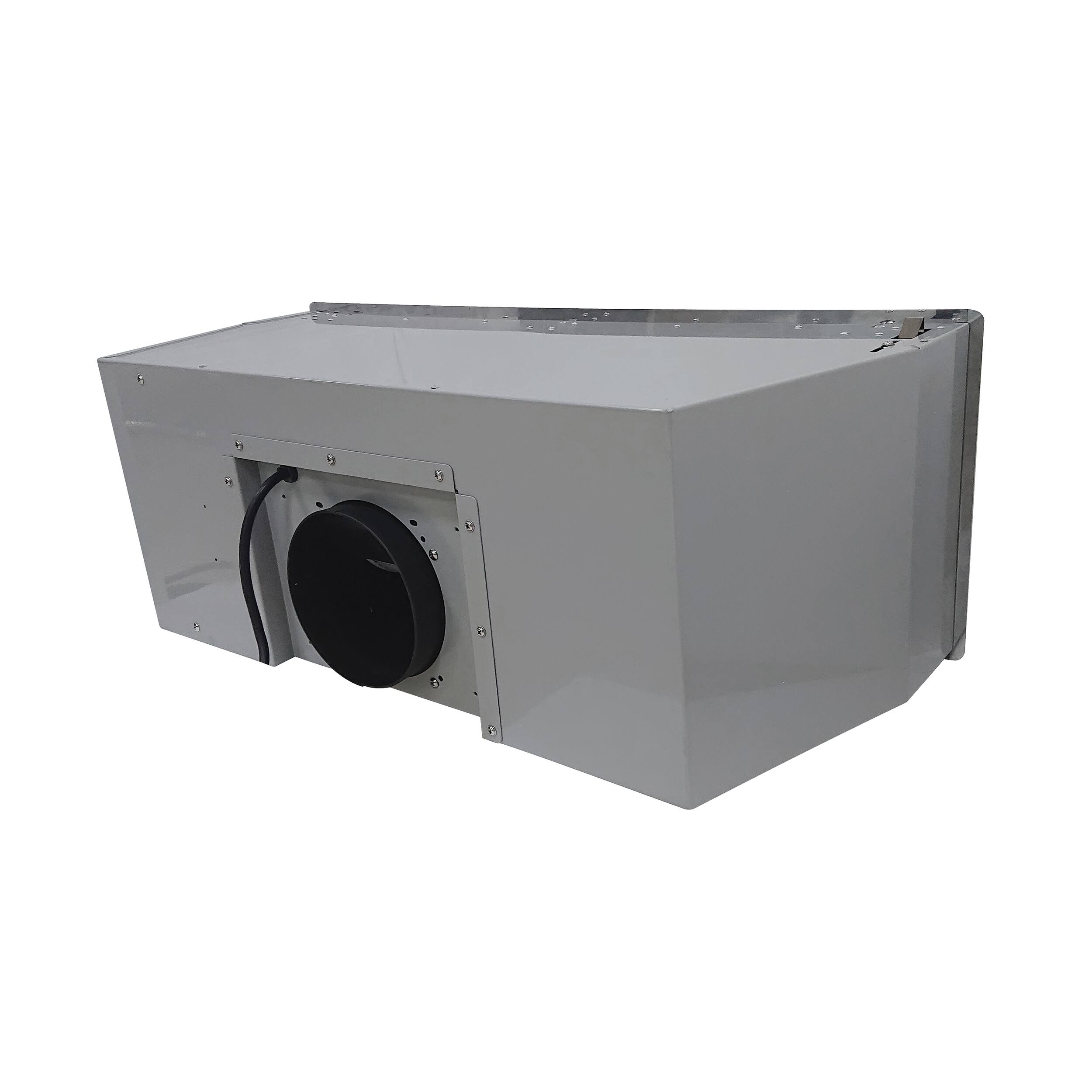 Alt View 1. Forno Appliances - Frassanito 36" Recessed Range Hood - Stainless steel.