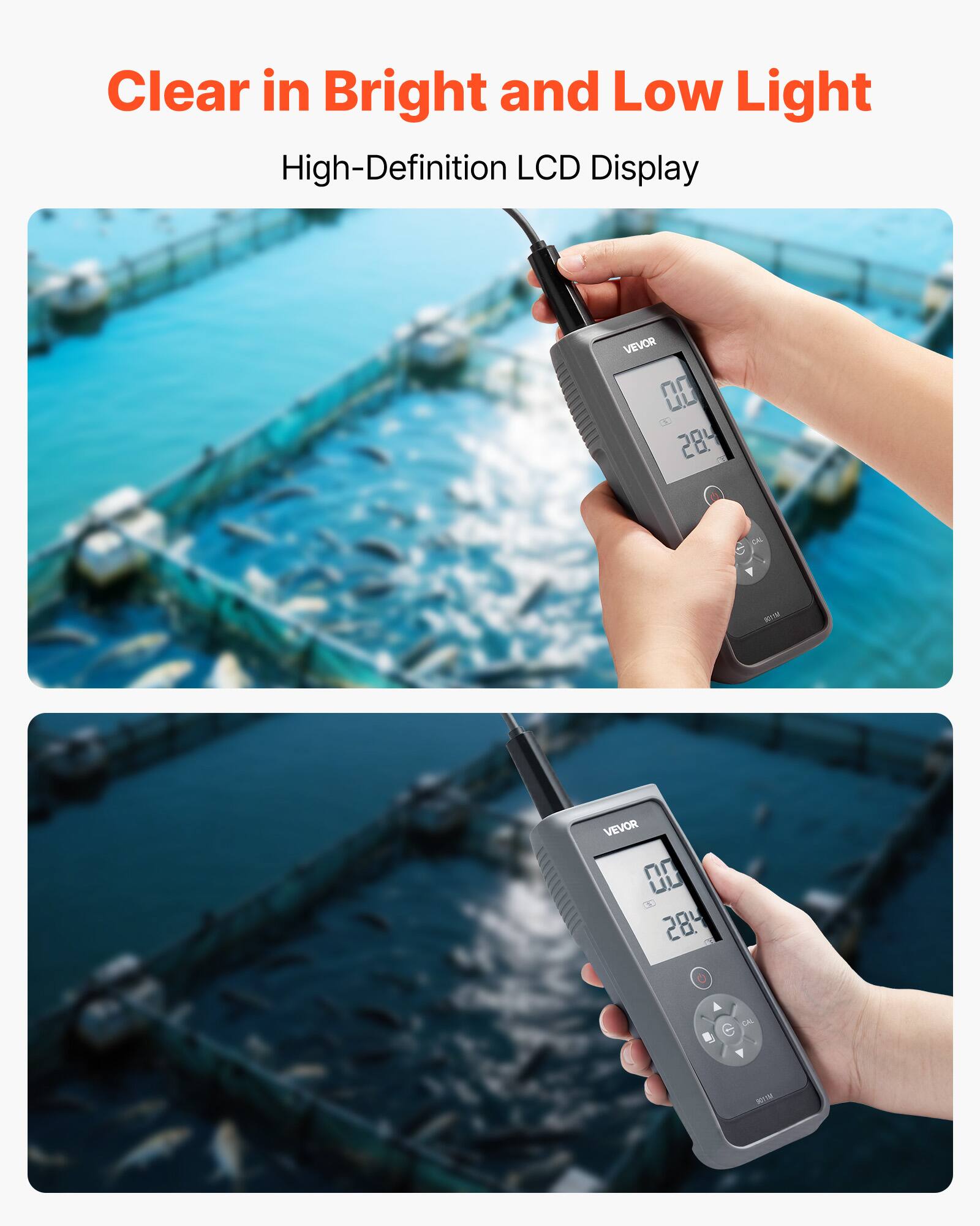 Clear in Bright and Low Light  
High-Definition LCD Display