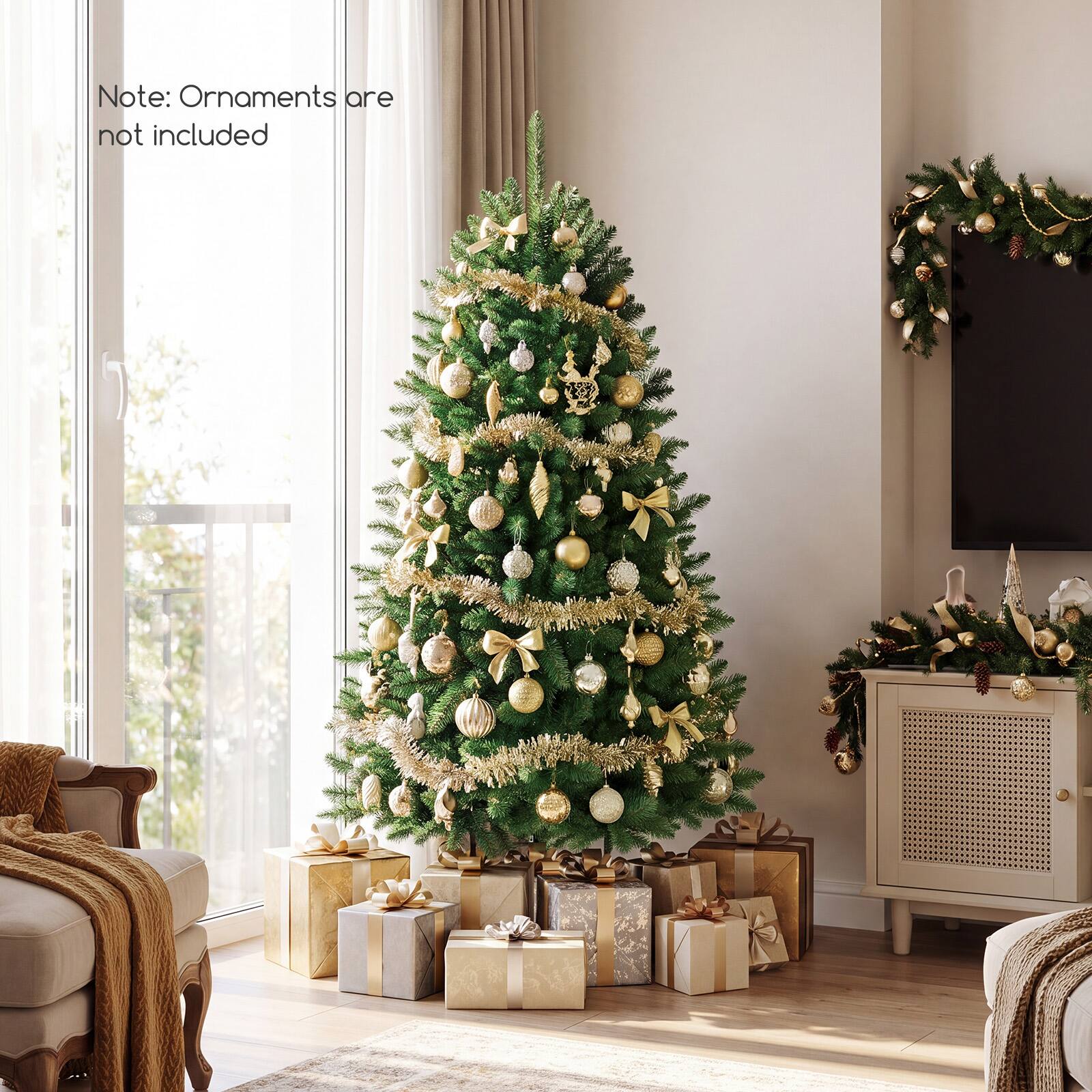 Note: Ornaments are not included