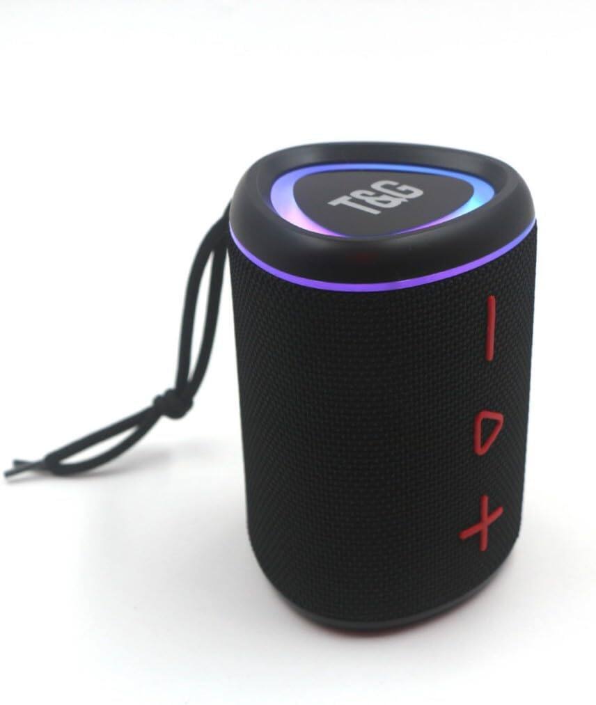 Front. Stamp n Camp - Portable Bluetooth Speaker for Bike, Mini Outdoor Travel Speakers, Wireless Traveling Bicycle Integrated Design with - Portable Bluetooth Speaker.