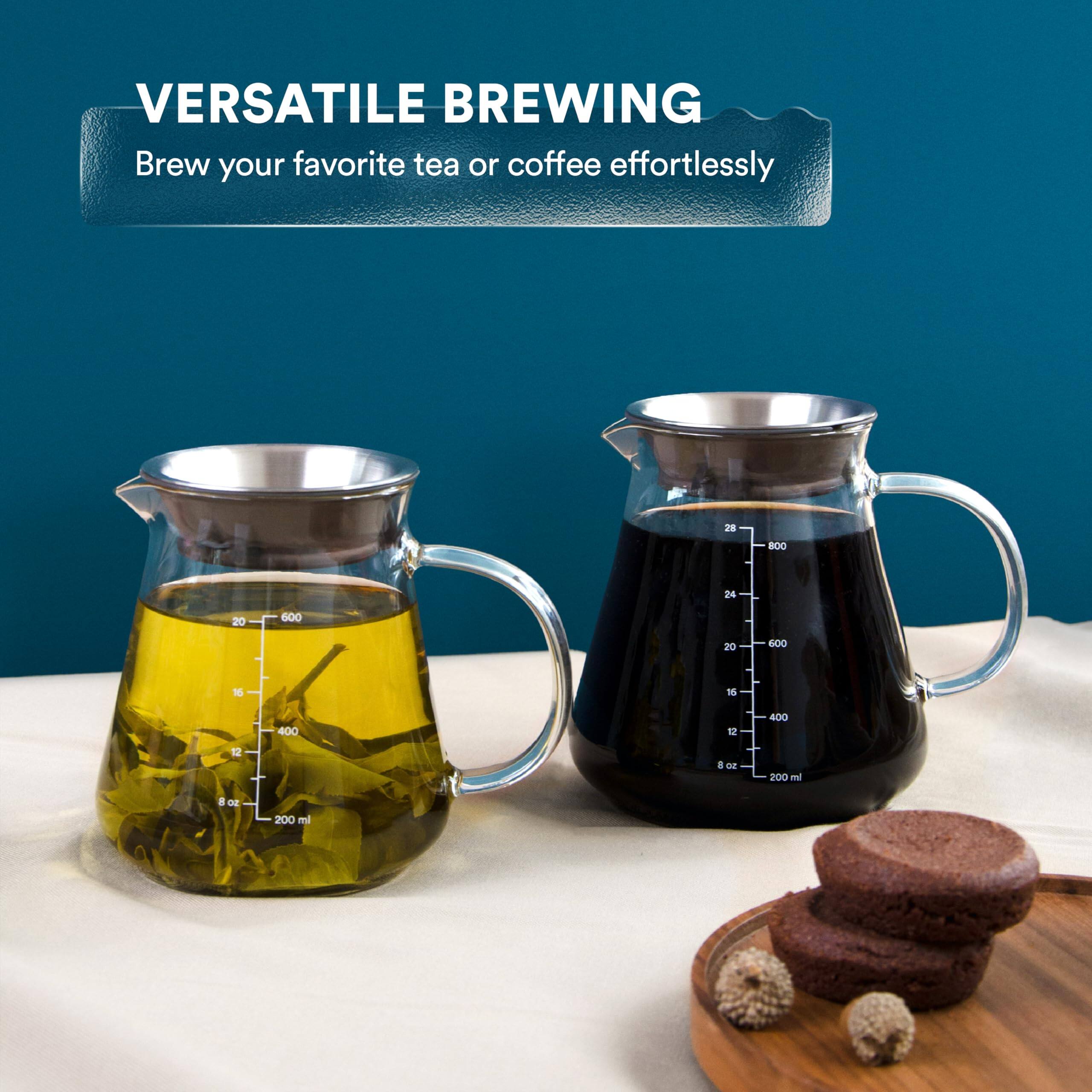 VERSATILE BREWING  
Brew your favorite tea or coffee effortlessly