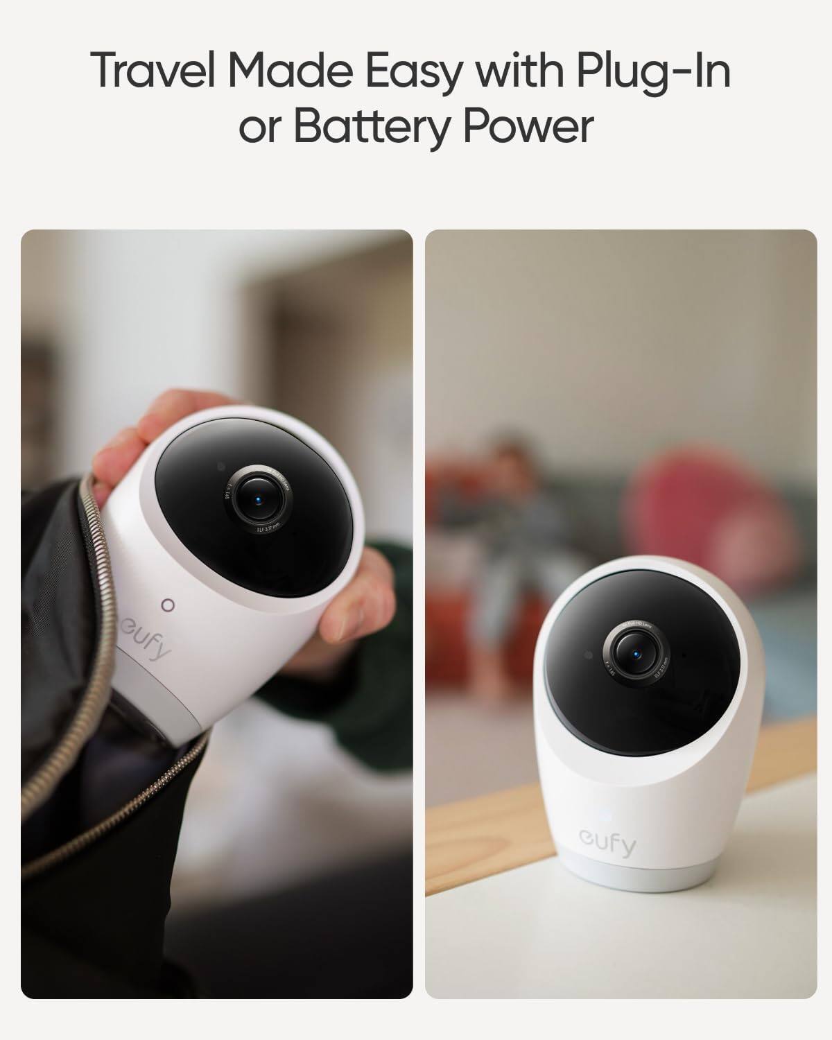 Travel Made Easy with Plug-In or Battery Power
