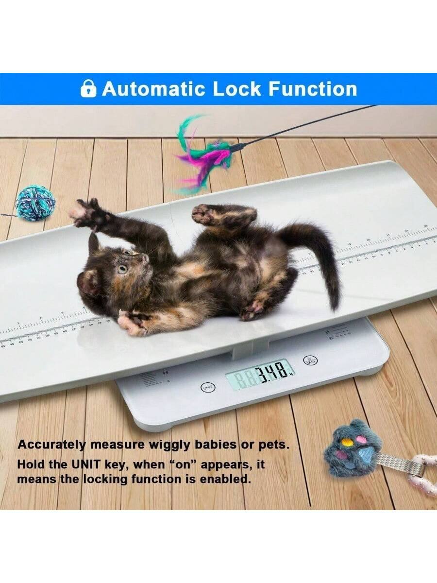 Automatic Lock Function

Accurately measure wiggly babies or pets. Hold the UNIT key, when "on" appears, it means the locking function is enabled.