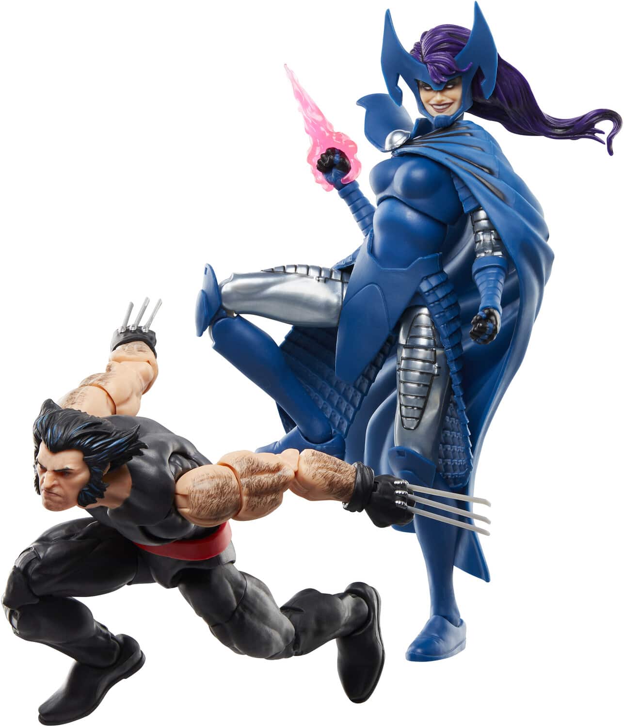 Hasbro Collectibles Marvel Legends Wolverine and Psylocke Action