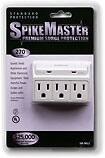 Front Detail. SpikeMaster - 3-Outlet Surge Protector.