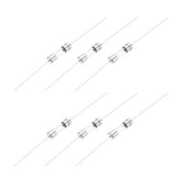 Unique Bargains - 2A 250V Glass Fuse 5x20mm Time Delay Fuse with Lead Wire UL Listed Slow Blow Fuse for Home Appliances 6pcs