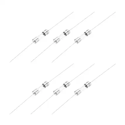 Front. Unique Bargains - 2A 250V Glass Fuse 5x20mm Time Delay Fuse with Lead Wire UL Listed Slow Blow Fuse for Home Appliances 6pcs.