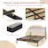 Heavy-Duty Metal Platform Bed
Crafted from 12 sturdy metal slats and 5 middle support legs
Snap-on Connection
Noise-free Foam Pads
Non-slip Foot Pads