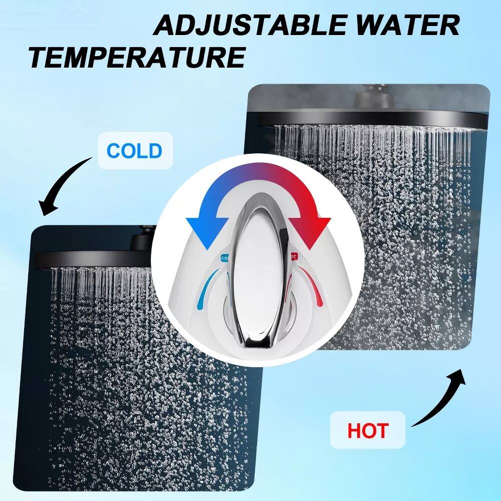 ADJUSTABLE WATER TEMPERATURE  
COLD 10 PT HOT