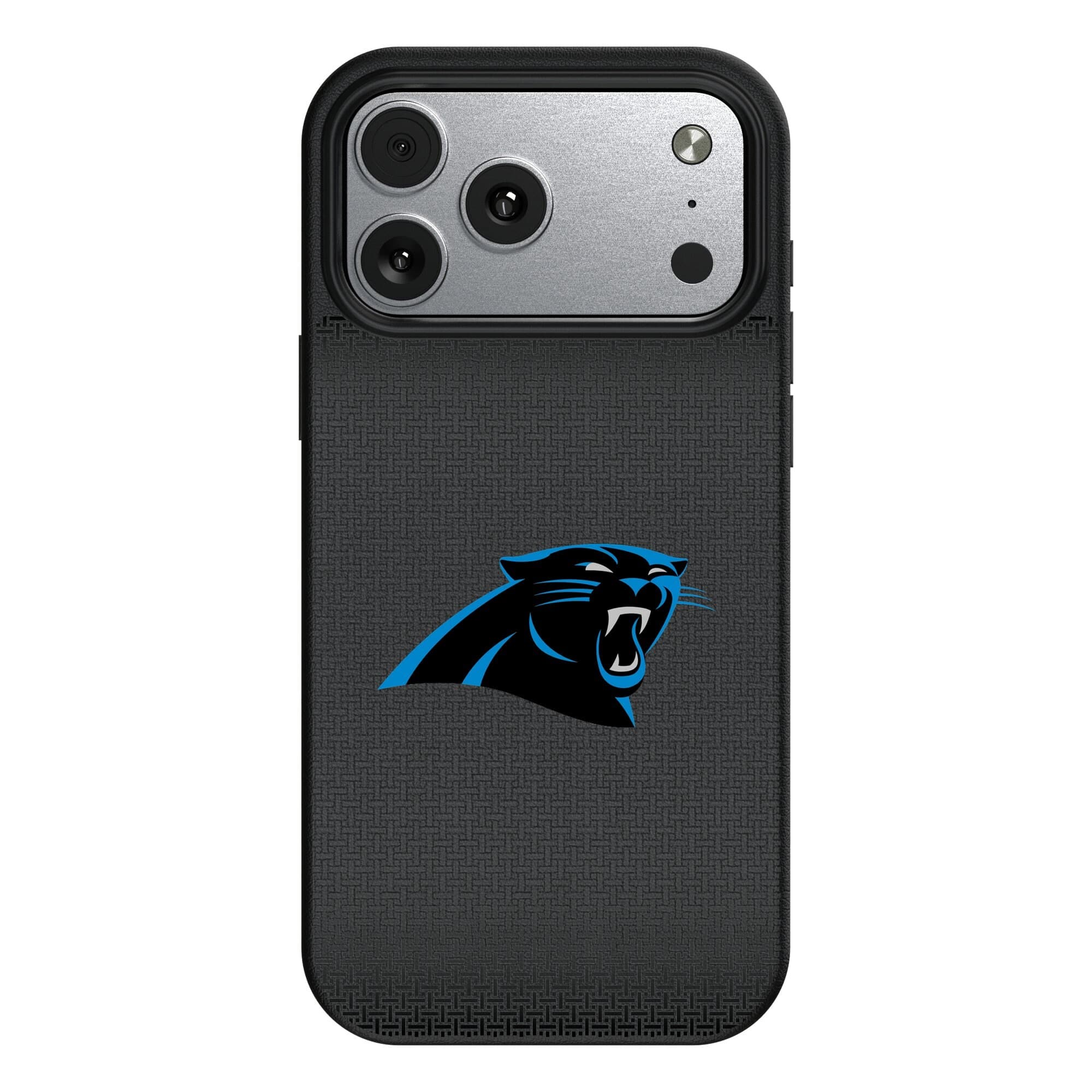 Keyscaper - NFL - Carolina Panthers Linen Logo iPhone Magnetic Bump Case - 17 - Black price history on PriceWatchPro