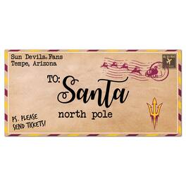 Fan Creations - Arizona State Sun Devils 6'' x 12'' Letter to Santa Sign - Multicolor