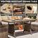 WEATHER RESISTANT DINING TABLE
- Wood-like Aesthetics Tabletop
- Extra Storage Space
- Low-Maintenance