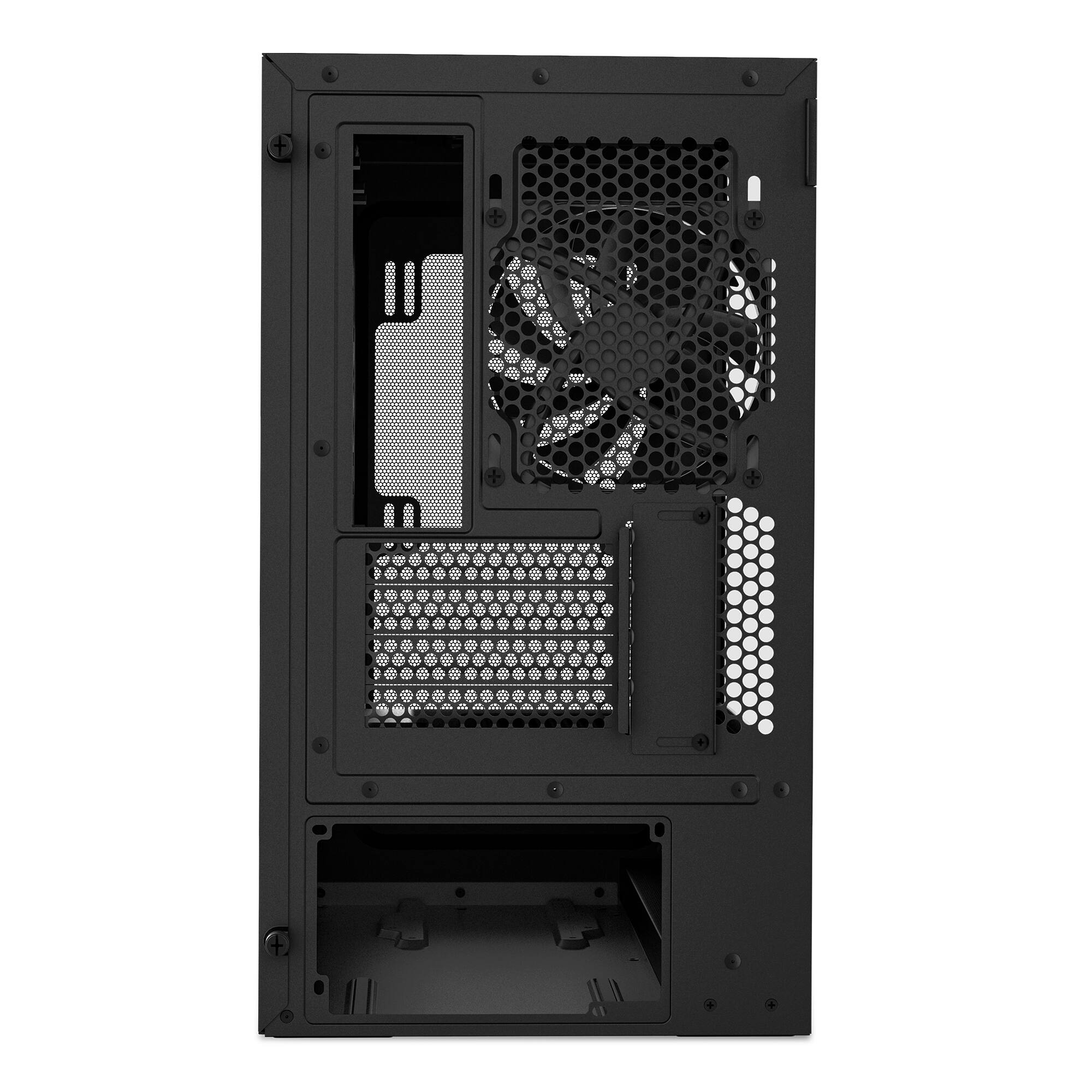 Angle. NZXT - H2 Flow Mini-ITX SFF Case - Black.
