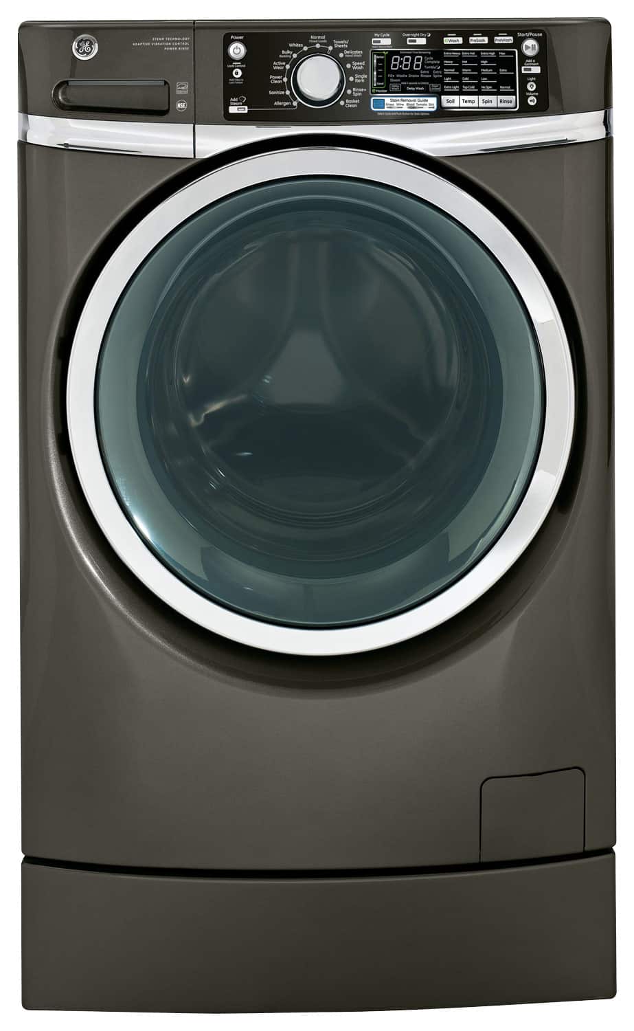 Best Buy GE RightHeight 4.8 Cu. Ft. 13Cycle HighEfficiency Steam