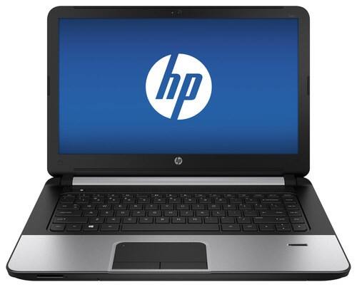 Front Standard. HP - 340 G1 14" Laptop - Intel Core i3 - 4GB Memory - 500GB Hard Drive - Silver.