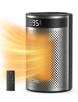 DREO - 10" Ceramic Heater 316, Portable 1500W - Black