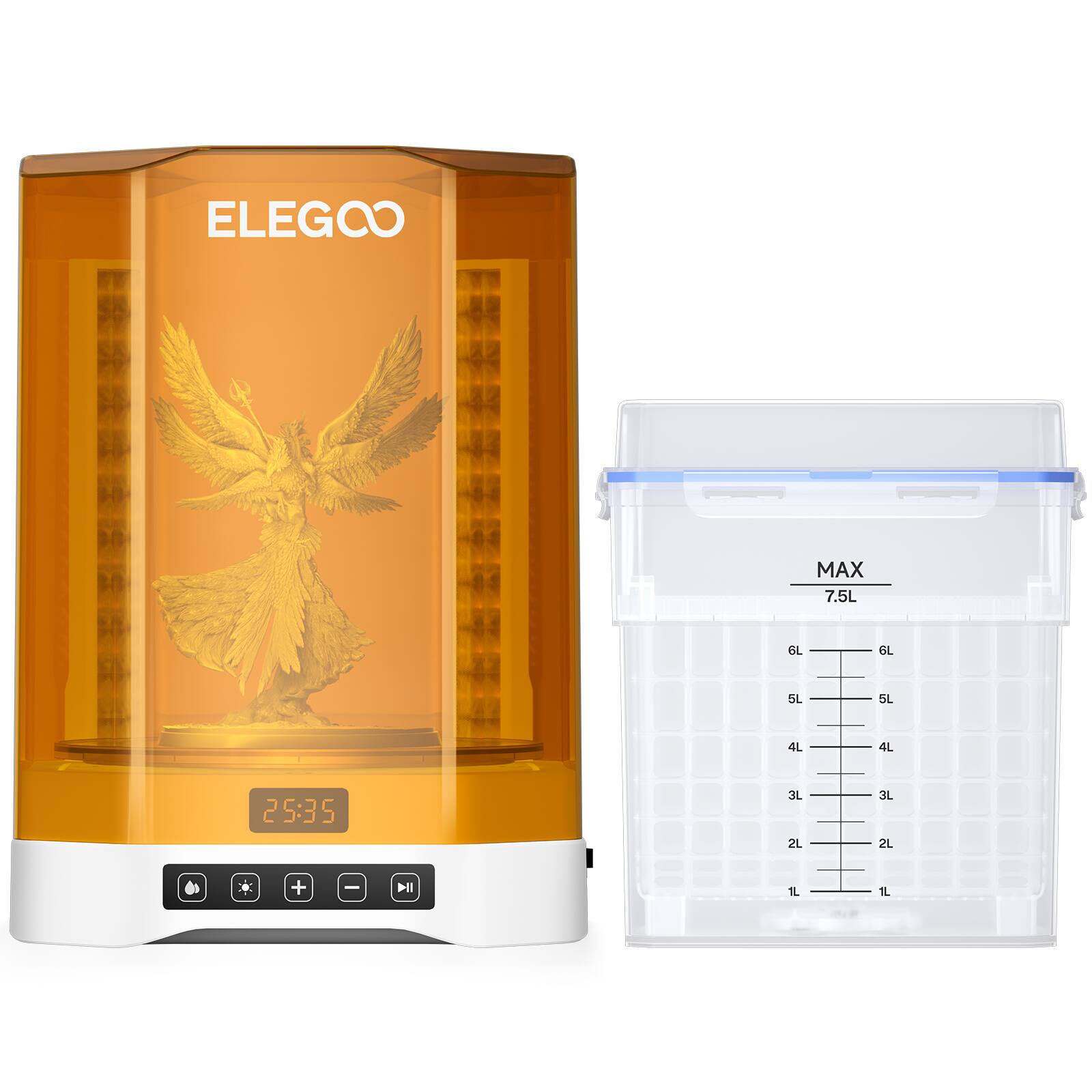 ELEGOO  
MAX 7.5L  
6L  
5L  
4L  
3L  
2L  
1L