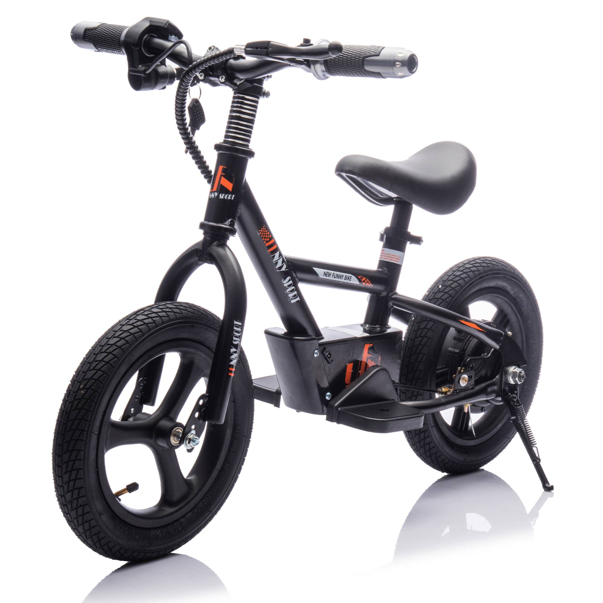 ELEMENT ACE - 24V Kids Electric Balance Dirt Bike with Adjustable Seat and Power Display for Ages 3+ - Black