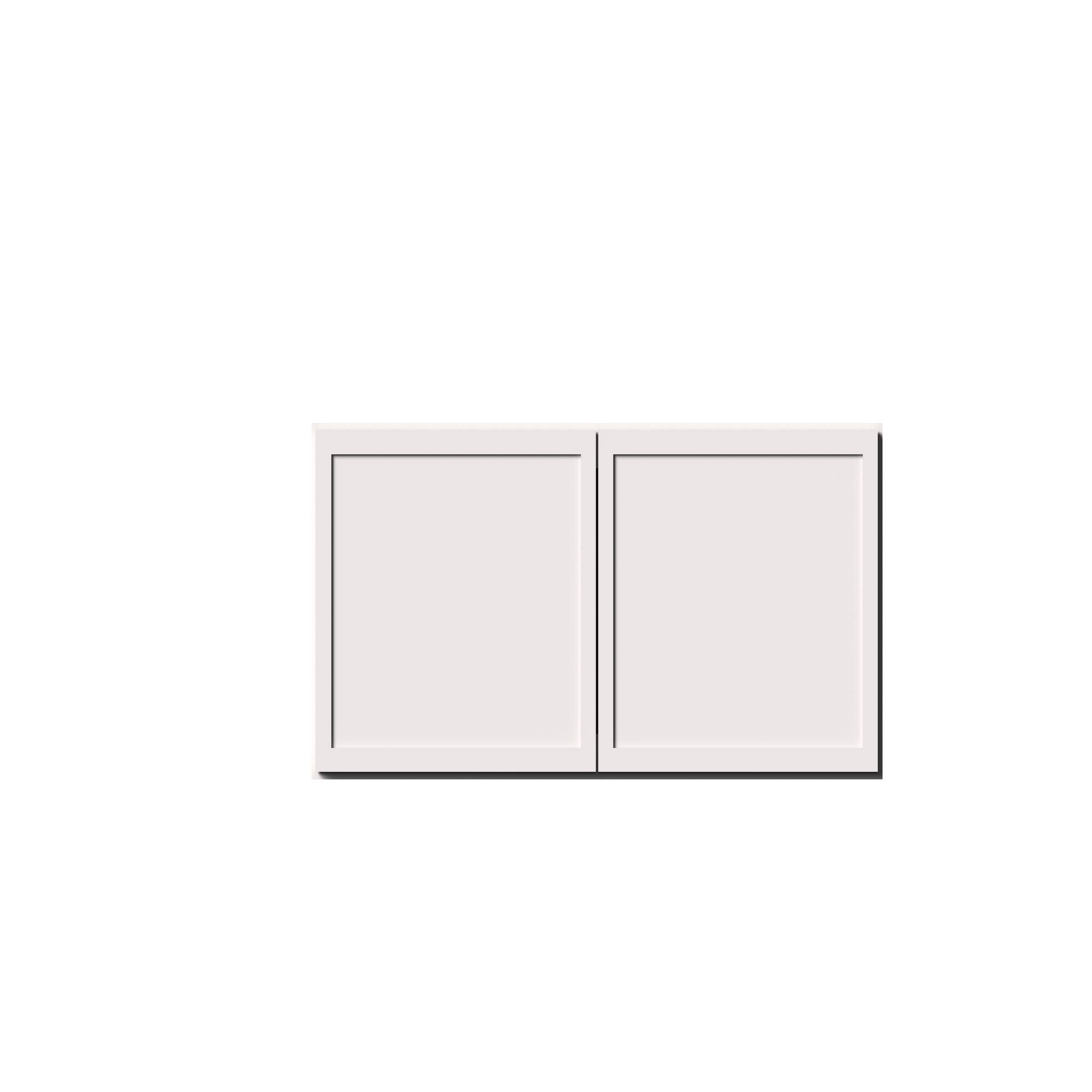 Alt View 1. Boyel Living - 30-in W x 12-in H x 12-in D Slim Shaker RTA Kitchen Wall Cabinet with Soft-Close - Snow White.