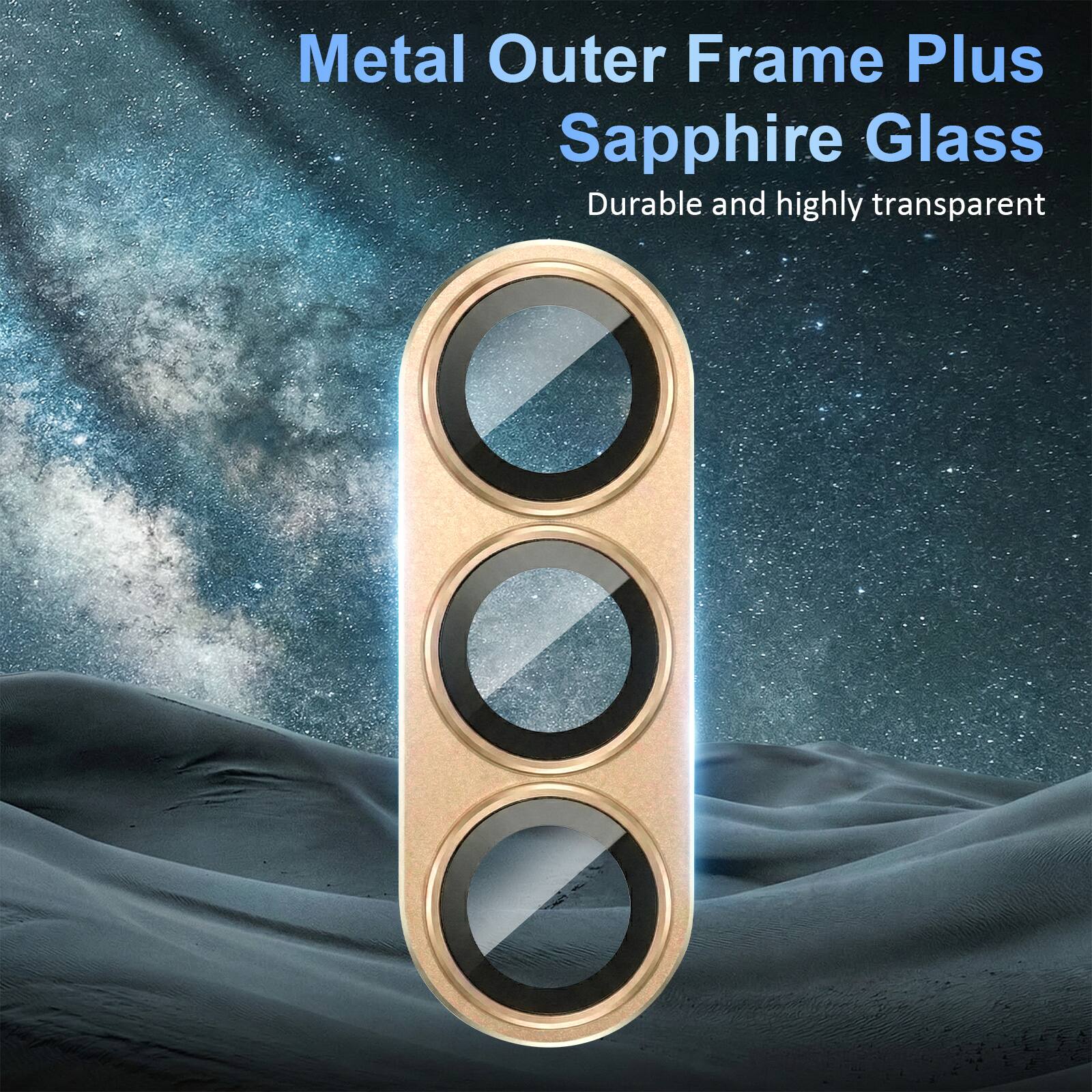 Metal Outer Frame Plus Sapphire Glass  
Durable and highly transparent