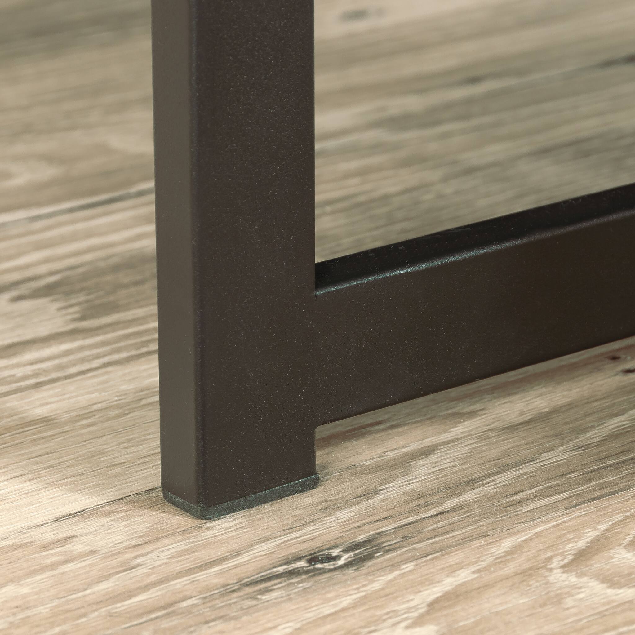 Alt View 1. Spaco - Compact Computer Desk with Hutch, Keyboard Tray, Drawers, Shelves, Oak - Brown.